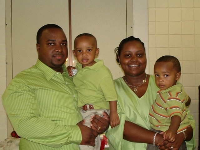 Stevie Sr., Stevie Jr, Tiffany, and Bryce Glenn 2007